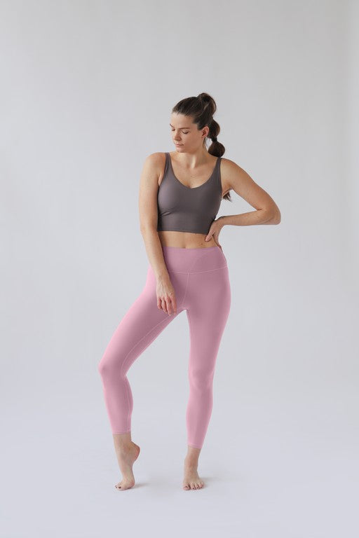 Baby pink leggings - Buttery soft collection 